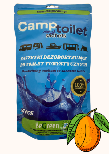 Camptoilet saszetki do toalety turystycznej 15 szt zapach mango
