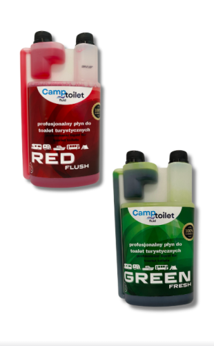 Zestaw 2 x płyn do toalet turystycznych Camptoilet 1L