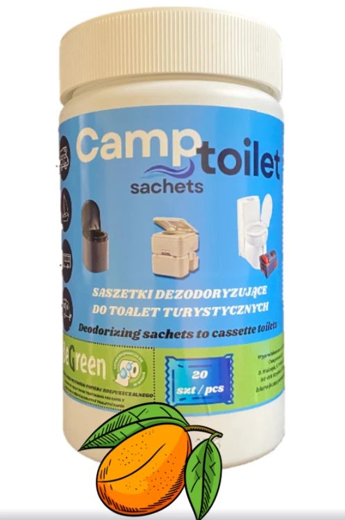Camptoilet saszetki do toalety turystycznej 20 szt zapach mango